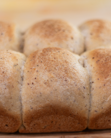 Soft Whole Wheat Dinner Rolls with Sourdough Discard
